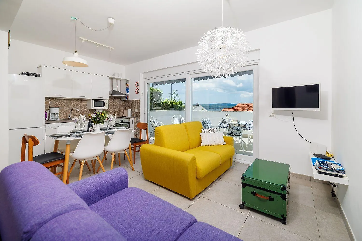 Strandnahe Villa Mit Meerblick, 2 Bikes, Beheiztem Privatpool - Nur 300 Meter Zum Strand Dramalj